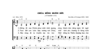 Bài hát Phục sinh: CHÚA SỐNG MUÔN ĐỜI