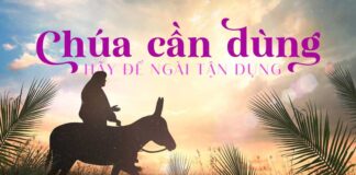 Thơ: CHÚA CẦN DÙNG – HÃY ĐỂ NGÀI TẬN DỤNG