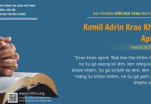 Kơmĭl Adrin Krao Khan Apinh – 1/6/2025