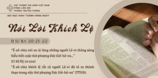 Nói Lời Khích Lệ – 16/5/2025