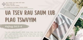 Ua Tsev Rau Saum Lub Plag Tswvyim – 25/5/2025