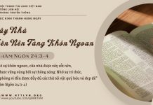 Xây Nhà Trên Nền Tảng Khôn Ngoan – 25/5/2025