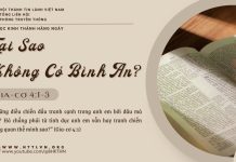 Tại Sao Không Có Bình An? – 26/5/2025