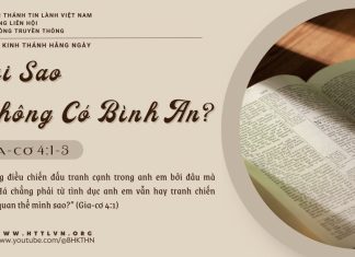 Tại Sao Không Có Bình An? – 26/5/2025