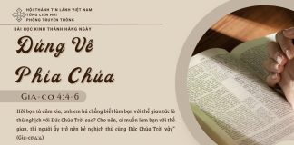 Đứng Về Phía Chúa – 27/5/2025