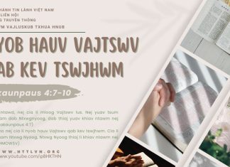 Nyob Hauv Vajtswv Qab Kev Tswjhwm – 28/5/2025