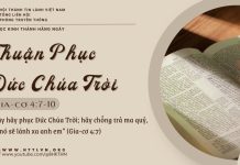 Thuận Phục Đức Chúa Trời – 28/5/2025