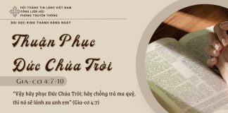 Thuận Phục Đức Chúa Trời – 28/5/2025