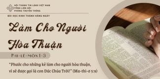 Làm Cho Người Hòa Thuận – 30/5/2025
