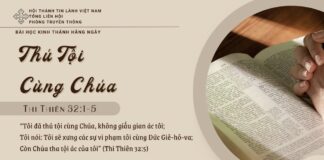 Thú Tội Cùng Chúa – 6/5/2025