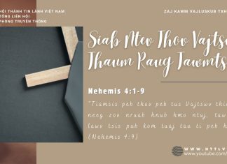 Siab Ntev Thov Vajtswv Thaum Raug Tawmtsam – 10/6/2025