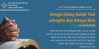 Bơngai Chông Anhăk Thoi Jơhngơ̆m Đon Bơngai Đĭch – 26/6/2025