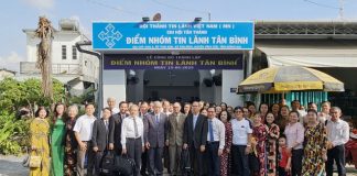 Đồng Nai: Lễ Công bố Thành lập Điểm Nhóm Tin Lành Tân Bình