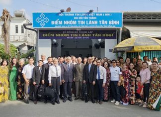 Đồng Nai: Lễ Công bố Thành lập Điểm Nhóm Tin Lành Tân Bình