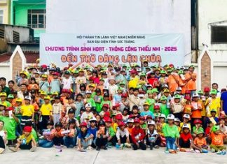 Sóc Trăng: Chương trình Sinh hoạt – Thông công Thiếu nhi