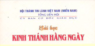 UB. CĐGD: GIỚI THIỆU KINH THÁNH HẰNG NGÀY QUÝ 3/2025