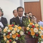 Ms K’ Long đại diện cho các tân Quản nhiệm và Đặc trách bày tỏ tâm chí