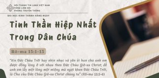 Tinh Thần Hiệp Nhất Trong Dân Chúa – 16/6/2025