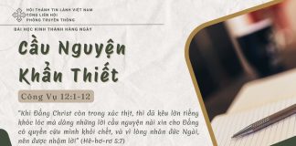 Cầu Nguyện Khẩn Thiết – 9/6/2025