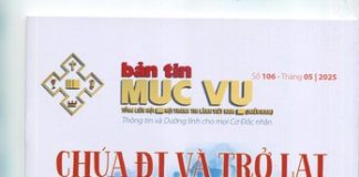 BẢN TIN MỤC VỤ SỐ 106: CHÚA ĐI VÀ TRỞ LẠI