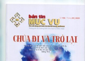 BẢN TIN MỤC VỤ SỐ 106: CHÚA ĐI VÀ TRỞ LẠI