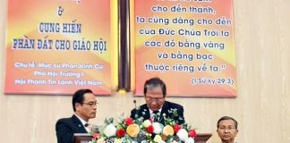 Bình Thuận: Hội Thánh Sông Dinh – Tạ ơn Chúa và Cung hiến đất cho Mục vụ Thanh Thiếu Nhi