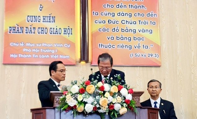 Bình Thuận: Hội Thánh Sông Dinh – Tạ ơn Chúa và Cung hiến đất cho Mục vụ Thanh Thiếu Nhi