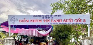 Phú Yên: Điểm Nhóm Mới Suối Cối 2