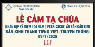 Thông Báo V/v Truyền Hình Trực Tuyến Lễ Kỷ Niệm 100 Năm Ấn Bản Kinh Thánh Tiếng Việt và Phát Hành Ấn Bản Kinh Thánh Truyền Thống Cập Nhật