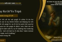 Huay Kơ Jô̆ Yo Tơpă – 30/7/2025