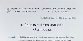 UB.Thanh Thiếu Nhi: Thông Tin Nhà Trọ Sinh Viên Năm Học 2025