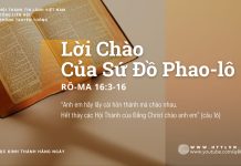 Lời Chào Của Sứ Đồ Phao-lô – 13/8/2025