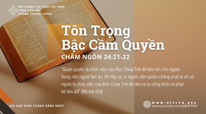 Tôn Trọng Bậc Cầm Quyền – 17/8/2025