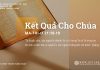 Kết Quả Cho Chúa – 25/8/2025
