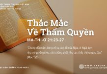 Thắc Mắc Về Thẩm Quyền – 27/8/2025