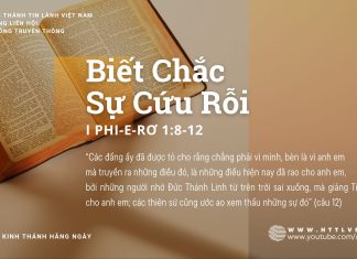 Biết Chắc Sự Cứu Rỗi – 30/8/2025