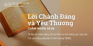 Lời Chánh Đáng và Yêu Thương – 31/8/2025