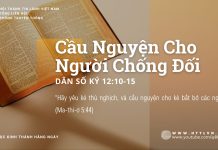 Cầu Nguyện Cho Người Chống Đối – 5/8/2025