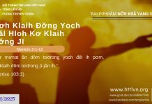Gơh Klaih Đơ̆ng Yoch Kăl Hloh Kơ Klaih Đơ̆ng Jĭ – 3/8/2025