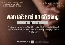 Wah lač Brei Kơ Gŏ Sang – 1/9/2025