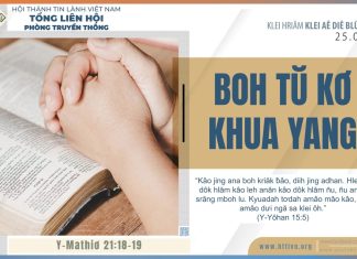 Boh Tŭ Kơ Khua Yang – 25/8/2025