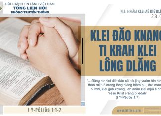Klei Đăo Knang Ti Krah Klei Lông Dlăng – 28/8/2025