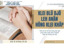 Klei Blŭ Djŏ Leh Anăn Hŏng Klei Khăp – 31/8/2025