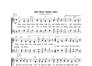 Bài hát: HỌP NHAU TRONG CHÚA