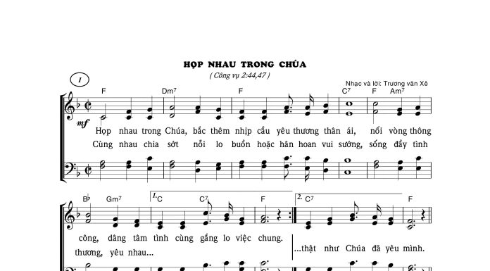 Bài hát: HỌP NHAU TRONG CHÚA