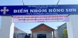 Lâm Đồng: Lễ Cảm tạ dâng Nhà nguyện Hồng Sơn
