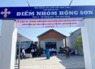 Lâm Đồng: Lễ Cảm tạ dâng Nhà nguyện Hồng Sơn