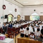 Quang cảnh chương trình Bế giảng
