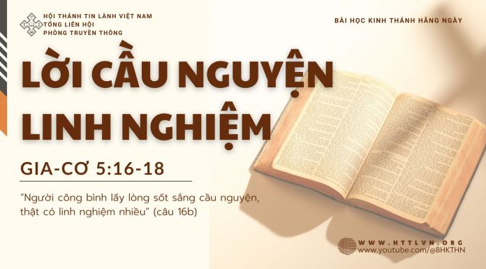 Lời Cầu Nguyện Linh Nghiệm – 19/9/2025