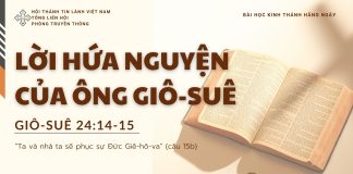 Lời Hứa Nguyện Của Ông Giô-suê – 2/9/2025
